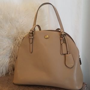 Tan Coach Tote